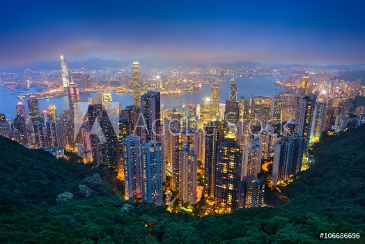 Bild på Hong Kong Skyline